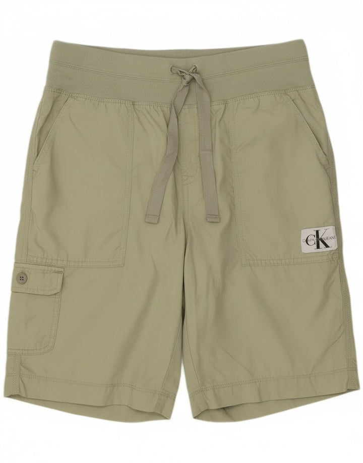 Calvin Klein Short Chino Femme Medium W30 Kaki Coton