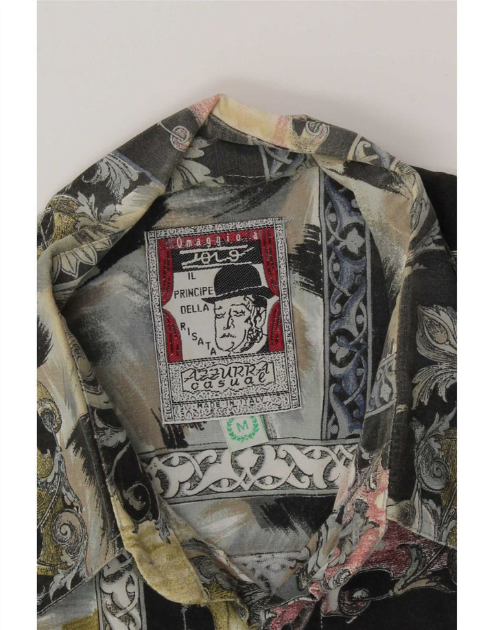 Chemise Homme Vintage Moyen Patchwork Multicolore
