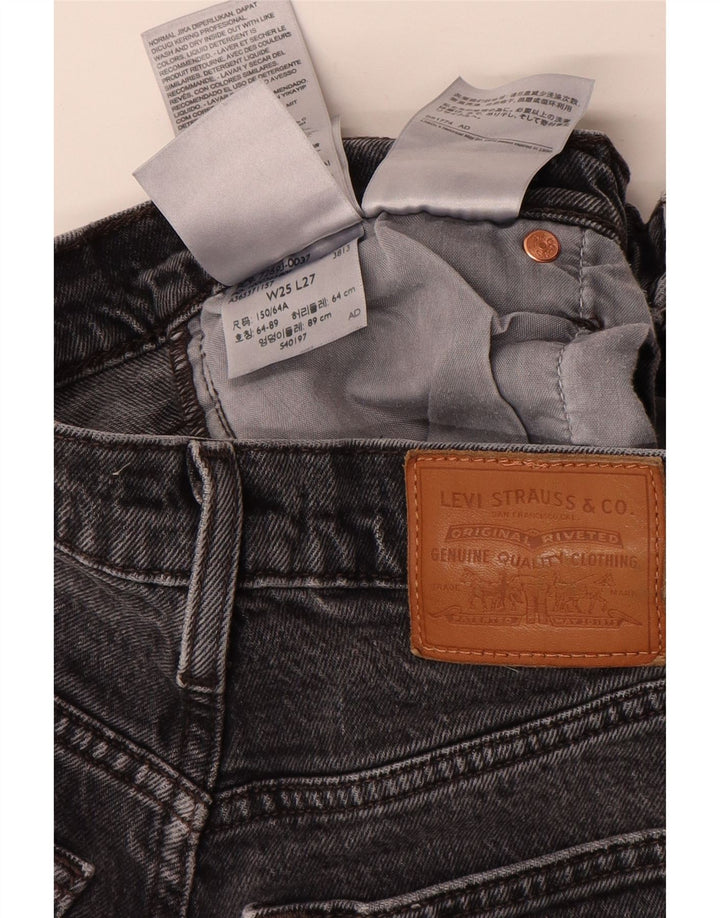 Levi's Jean Droit Ribcage Femme W25 L27 Gris Coton