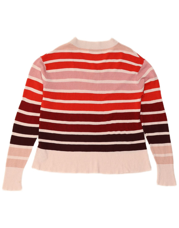 Marks & Spencer Pull col V pour femme UK 12 Medium Multicolore