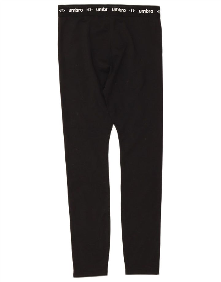 Umbro Leggings Filles 15-16 ans W26 Noir Polyester