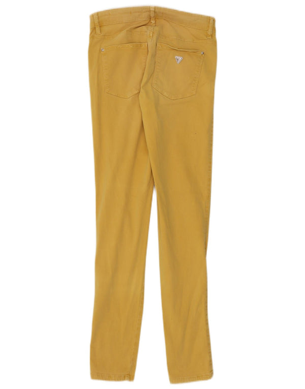 Guess Jean Skinny Femme W26 L30 Jaune Coton