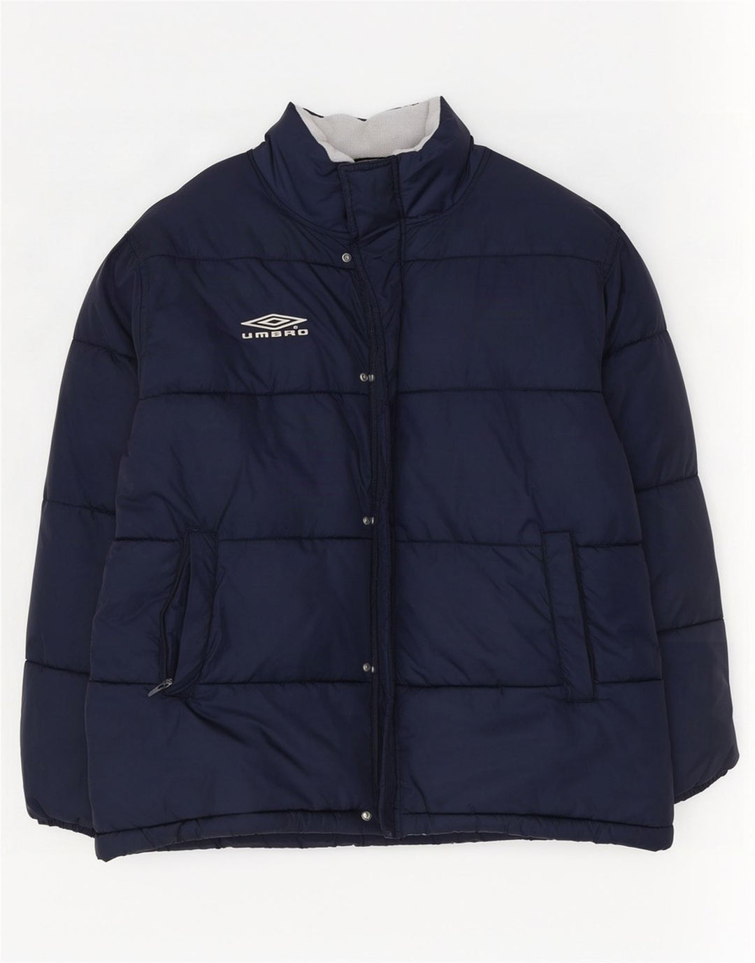 Umbro Veste matelassée pour homme UK 42 XL Bleu marine Nylon