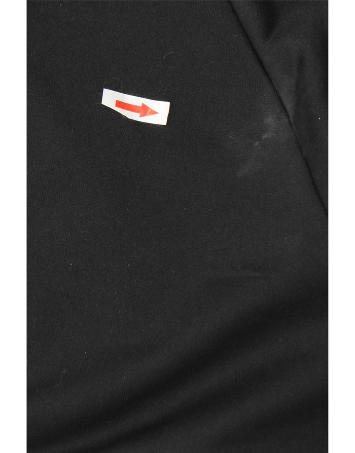Adidas Veste de survêtement pour femme UK 16 Large Noir Colourblock Polyester
