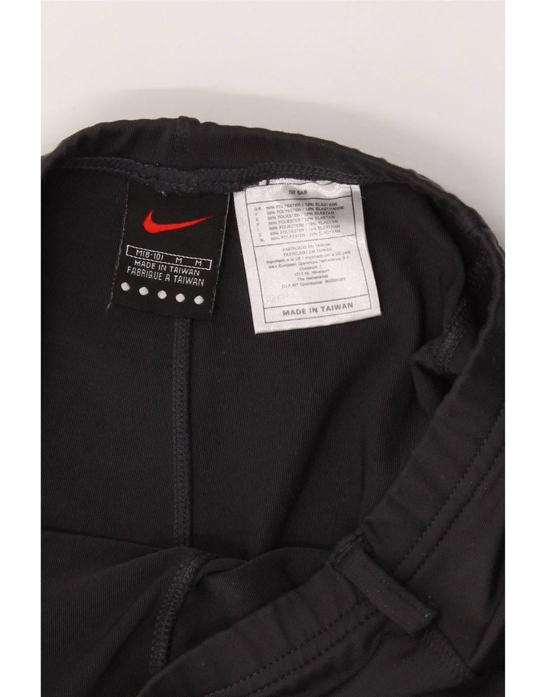 NIKE Womens Sport Shorts US 8/10 Medium  Grey Polyester Vintage Nike and Second-Hand Nike from Messina Hembry 