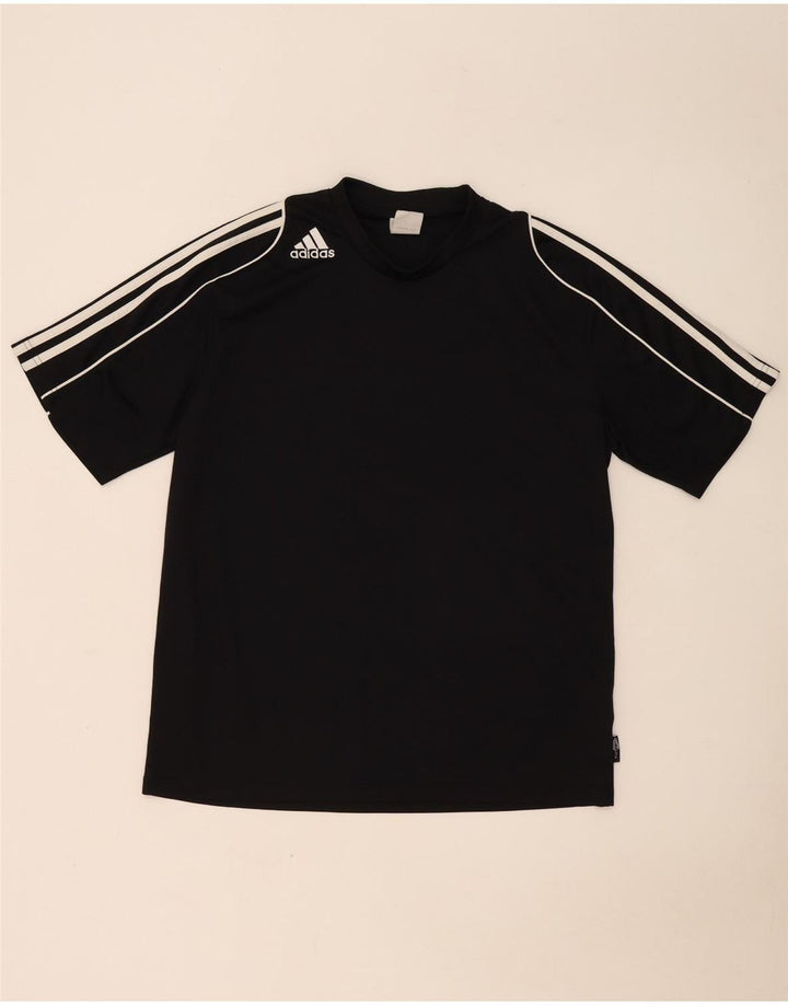 Adidas Hommes Climalite T-Shirt Haut Grand Noir Polyester