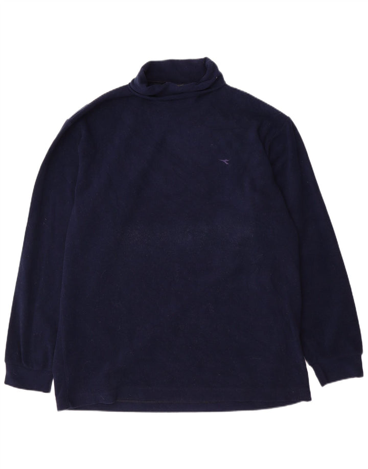DIADORA Pull Polaire Homme XL Bleu Marine Polyester