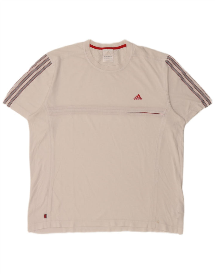 Adidas T-Shirt Homme Top XL Coton Blanc