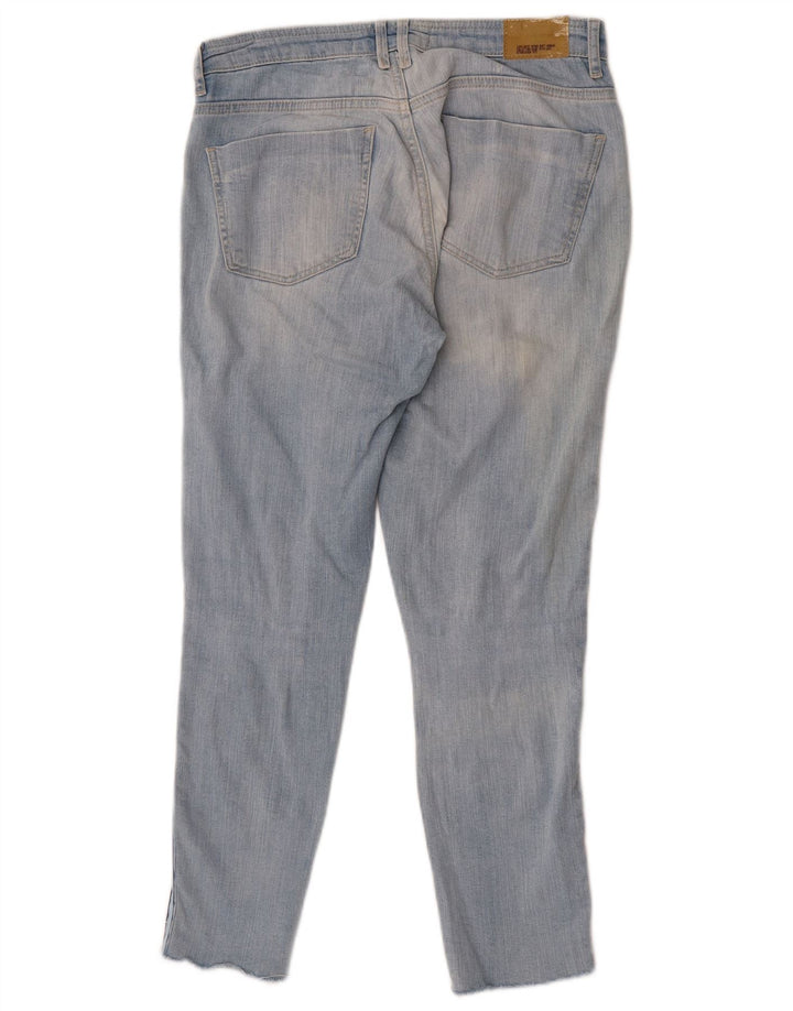 Zara Jean Slim Femme EU 38 Small W28 L27 Bleu Colorblock