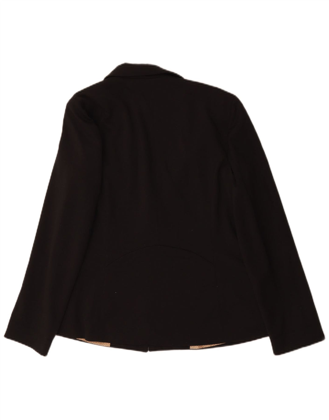 Oasis Veste Blazer 1 Bouton Femme UK 12 Noir Moyen Polyester