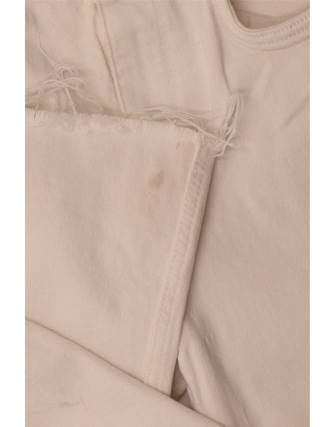 Zara Jean Bootcut Femme EU 40 Moyen W30 L25 Coton Blanc