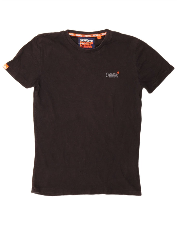 Superdry T-Shirt Homme Noir Petit Coton