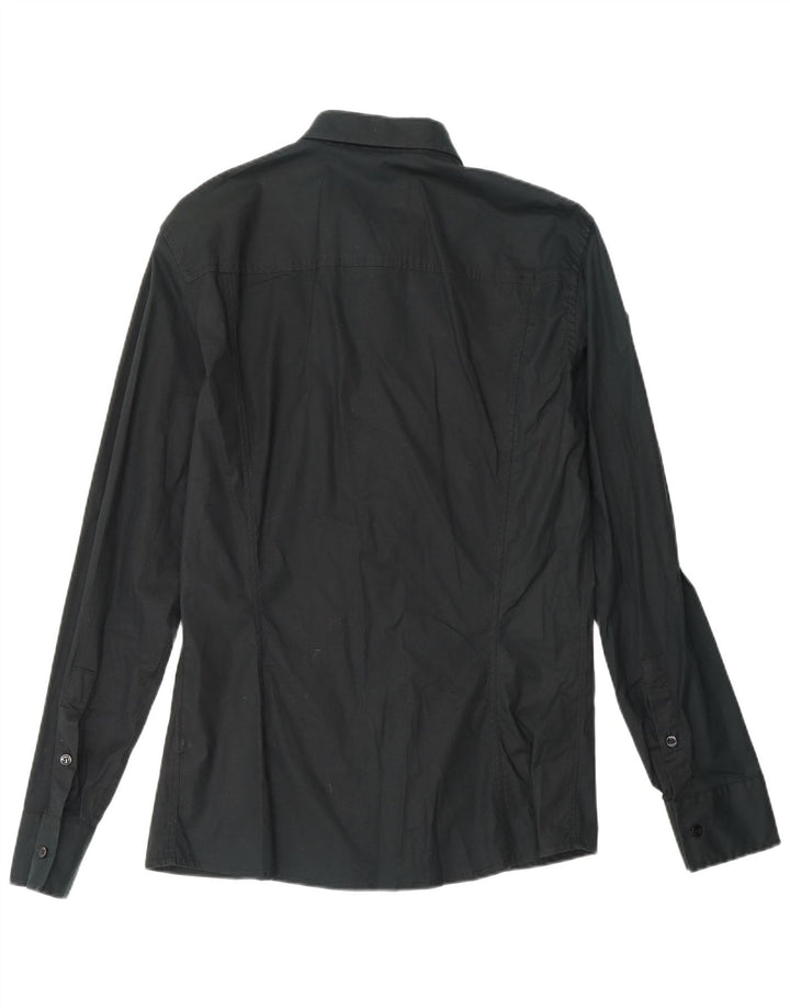 BIKKEMBERGS Chemise Graphique Homme Large Noir Coton