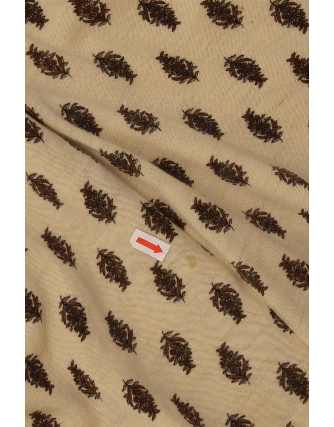 jupe trapèze femme vintage W40 2XL Beige Floral