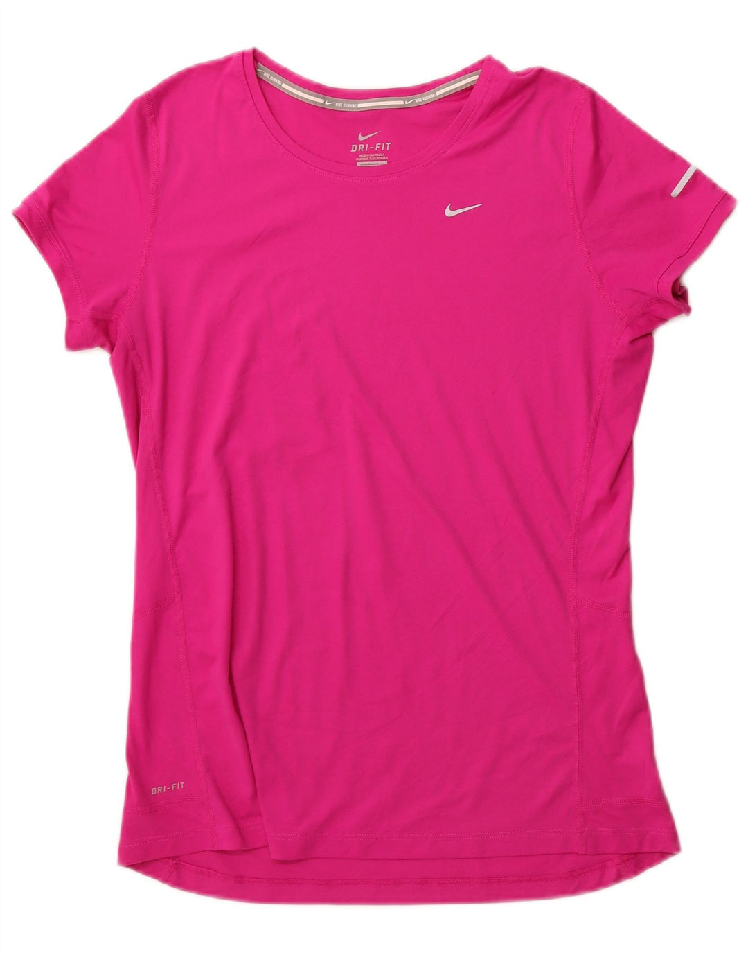 Nike Womens Dri Fit T-Shirt Top UK 14 Grand Rose