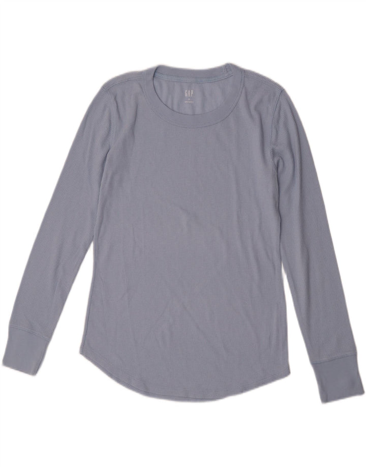 Gap Haut à manches longues pour femme UK 12 Bleu moyen