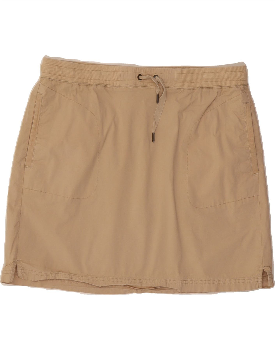 L.L.BEAN Womens Mini Skirt Large W34  Beige Cotton Vintage L.L.Bean and Second-Hand L.L.Bean from Messina Hembry 
