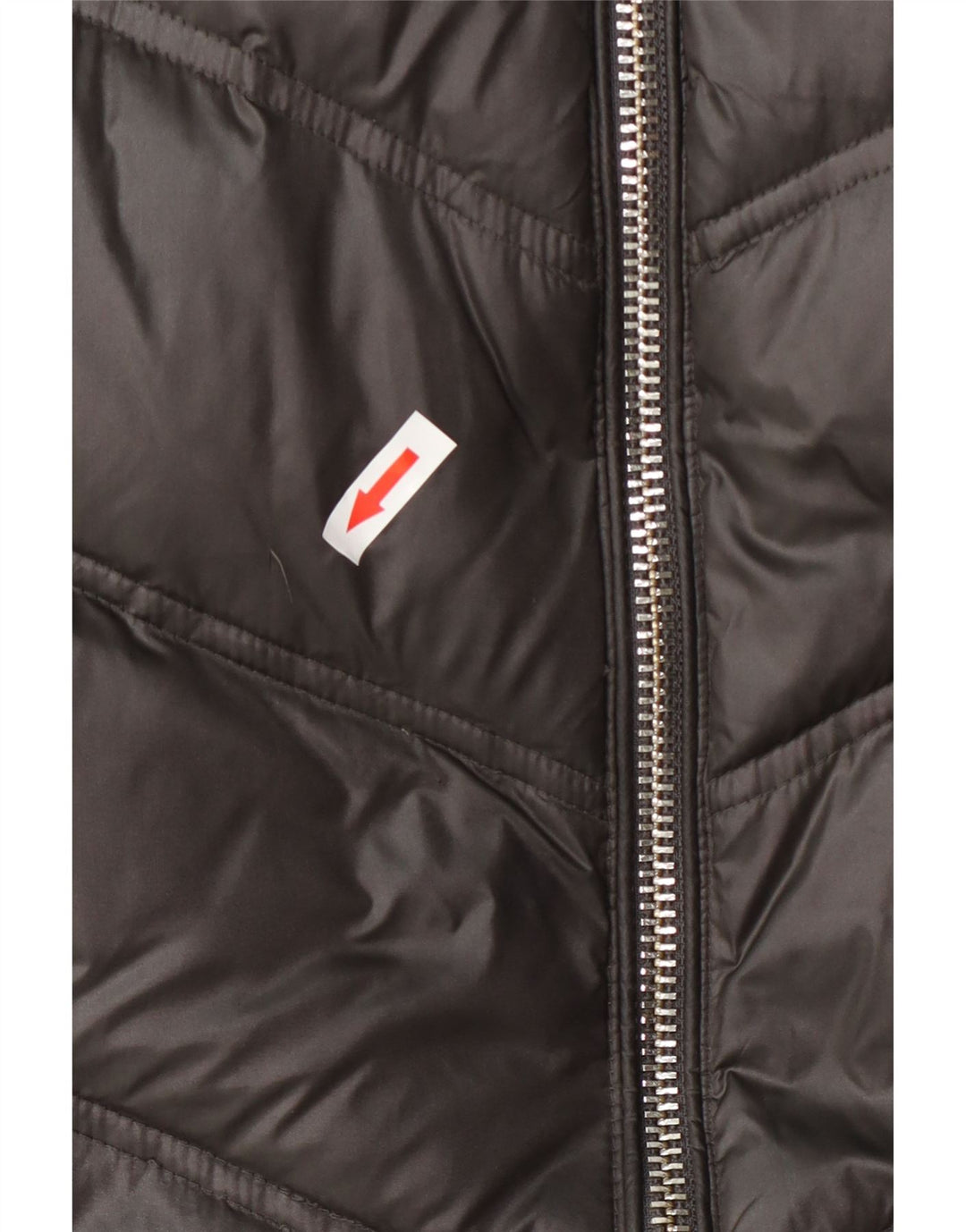 Michael Kors Manteau rembourré à capuche pour femme UK 10 Petit nylon gris