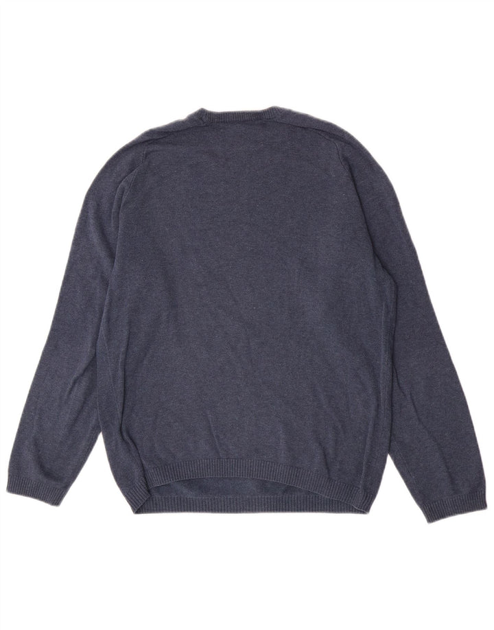 Penguin Pull à col rond pour homme en coton bleu petit
