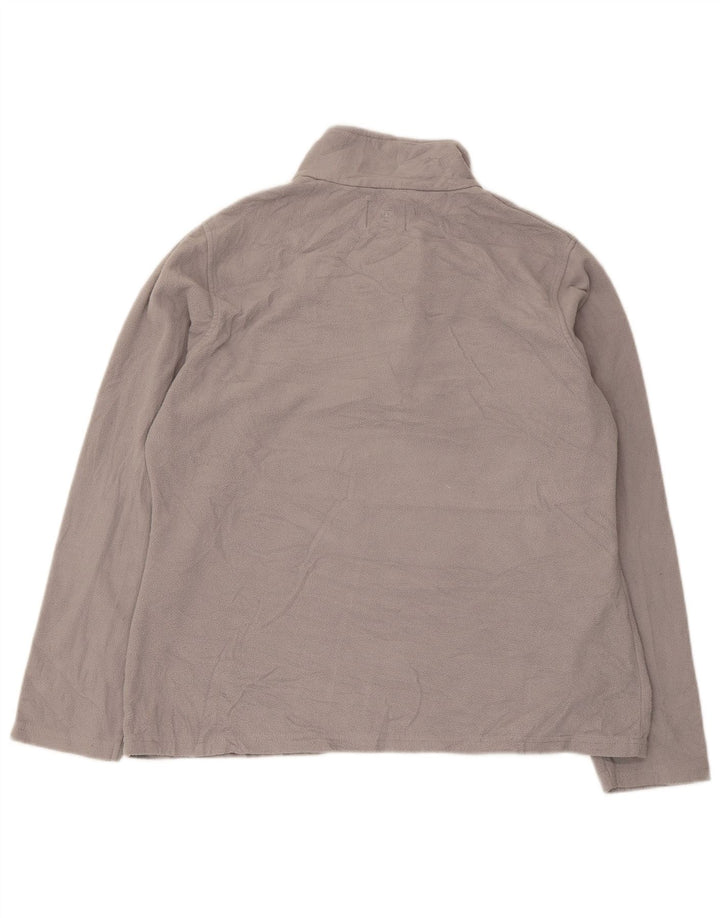 Mountain Warehouse Pull polaire à col zippé pour femme UK 16 Large Gris Polyester