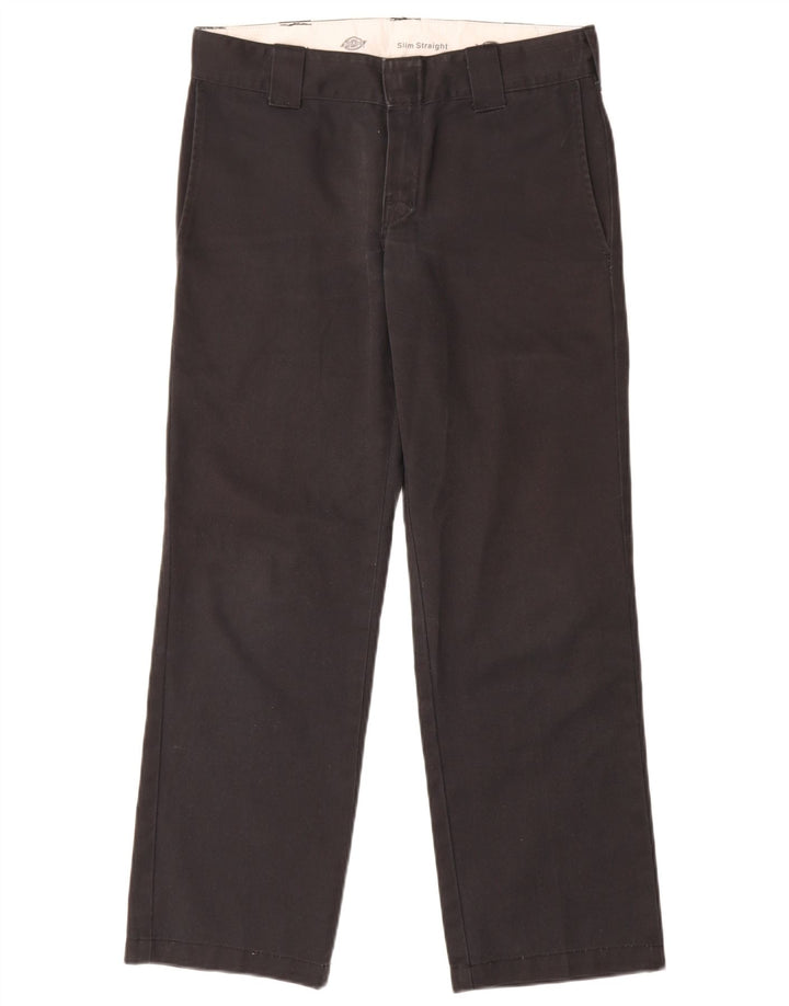 Dickies Pantalon Chino Slim Droit Homme W30 L30 Noir Polyester