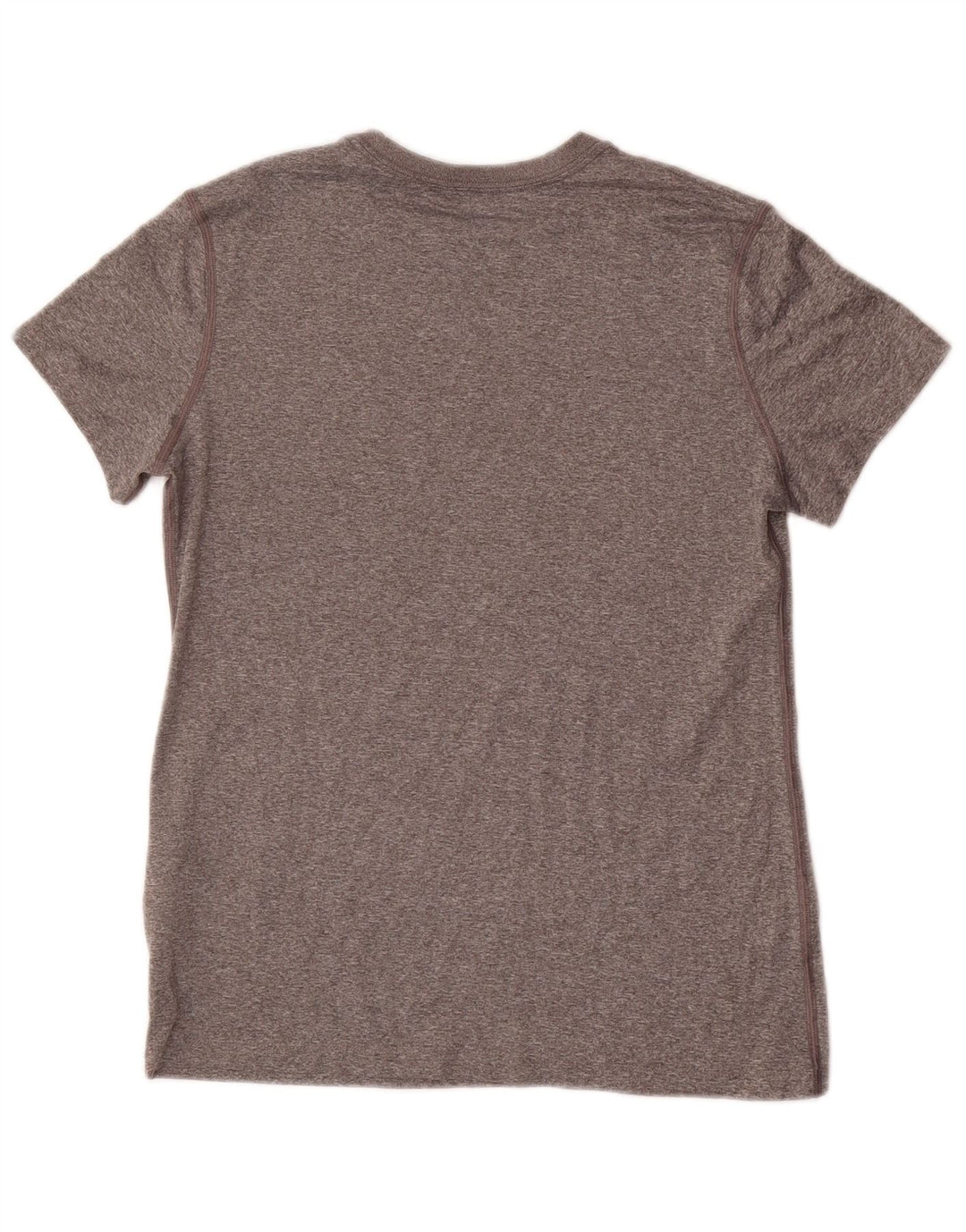 NIKE Haut T-Shirt Graphique Fille 13-14 ans XL Gris Moucheté Polyester