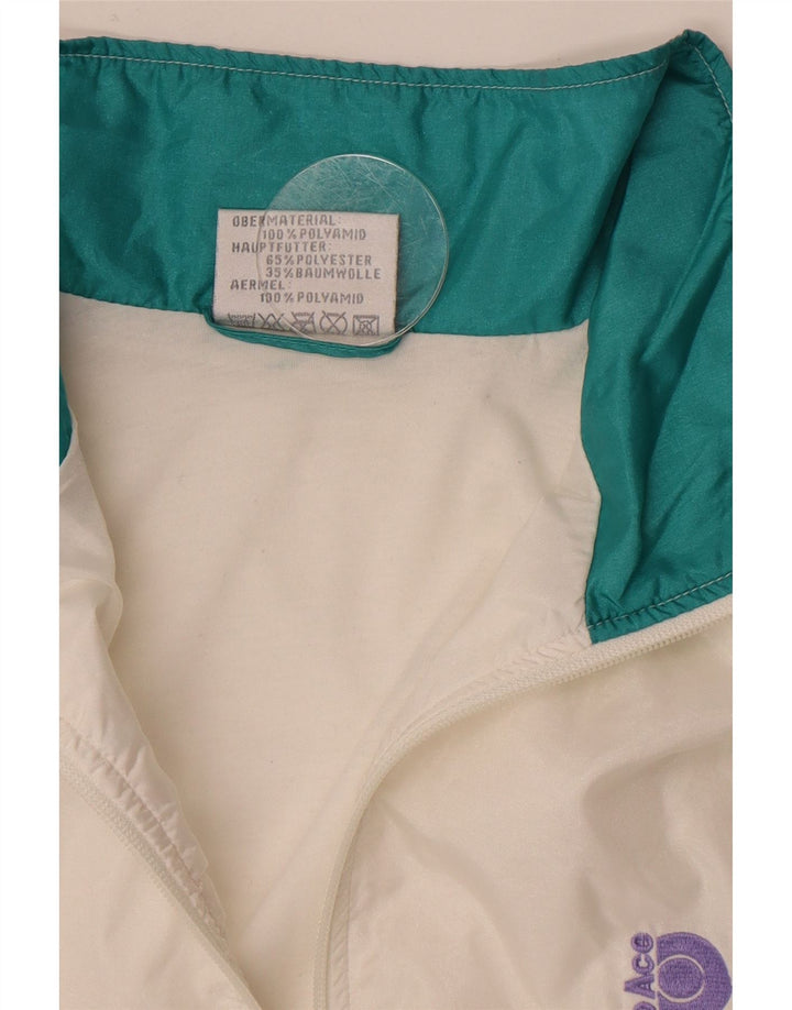 Pro Ace Veste de survêtement pour homme Large en polyamide color block blanc cassé