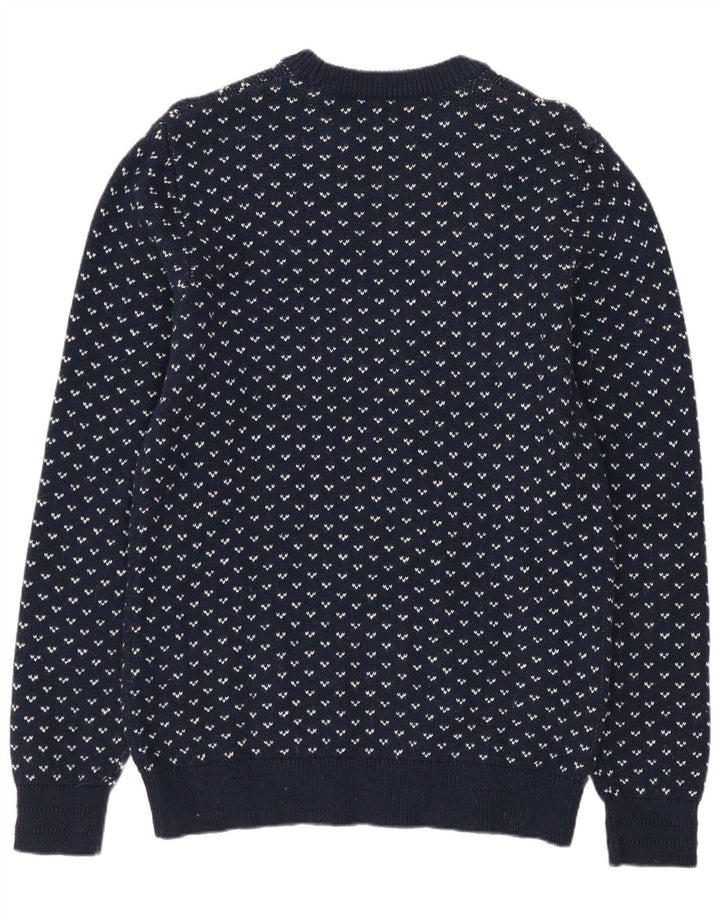 JACK & JONES Pull Col Ras du Cou Homme Bleu Marine Moyen