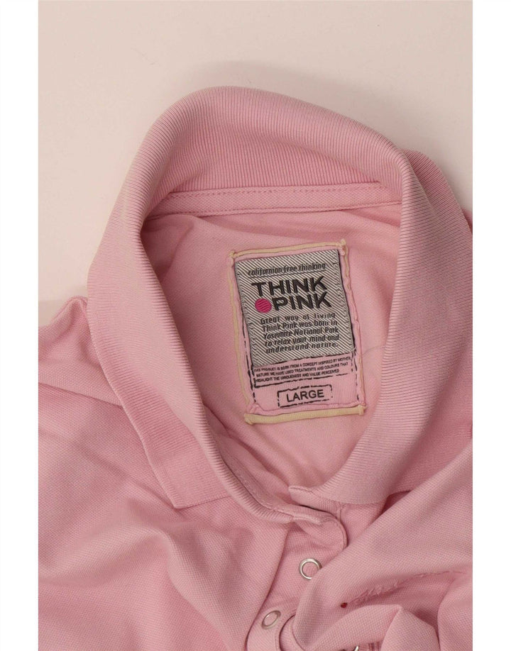 Think Pink Polo pour femme UK 14 Large
