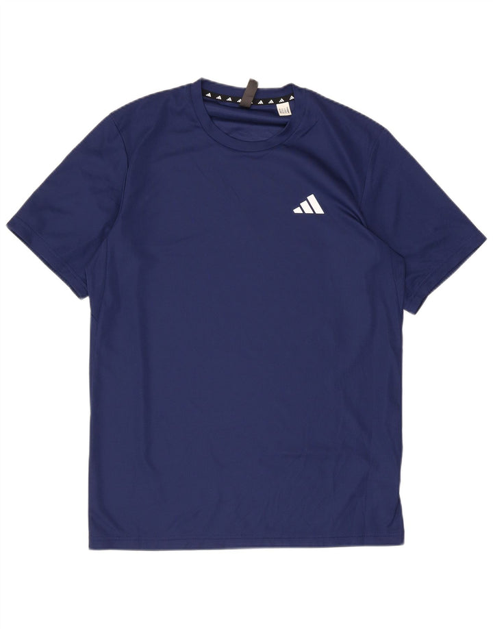 ADIDAS Hommes Aeroready T-Shirt Haut Petit Bleu Marine Polyester