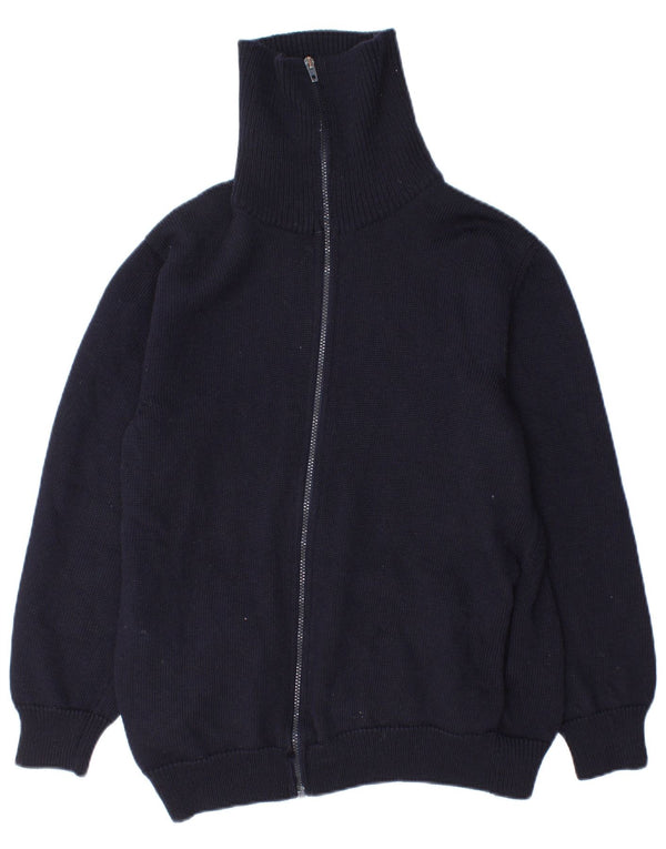 Ermenegildo Zegna Pull Cardigan Homme UK 38 Bleu Marine Moyen Laine Vierge