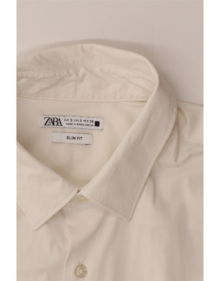 Zara Chemise Slim Fit Petit Blanc Homme