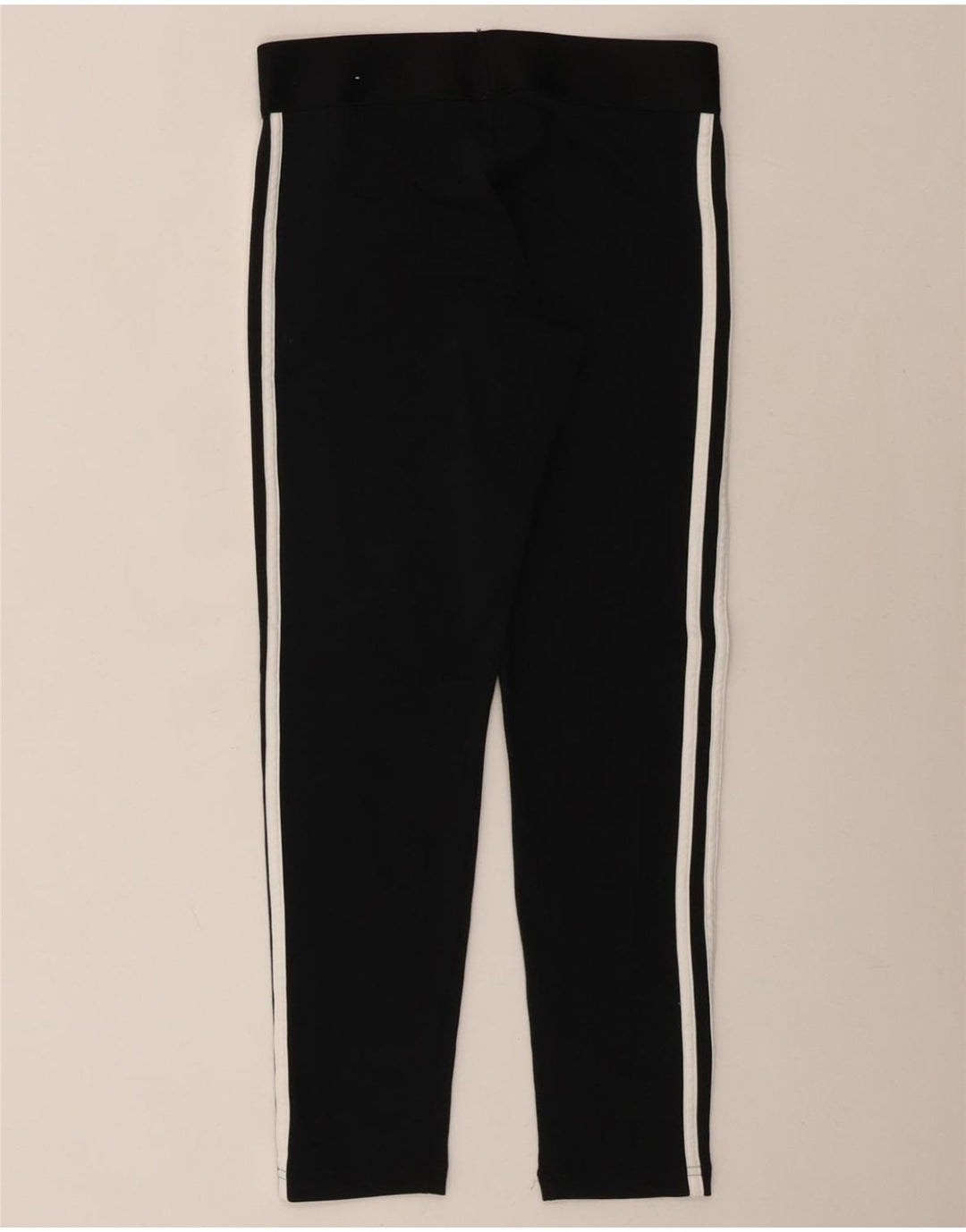 ADIDAS Leggings Femme UK 8/10 Petit Noir