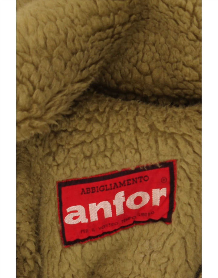 Anfor Manteau Sherpa Femme UK 14 Large Kaki