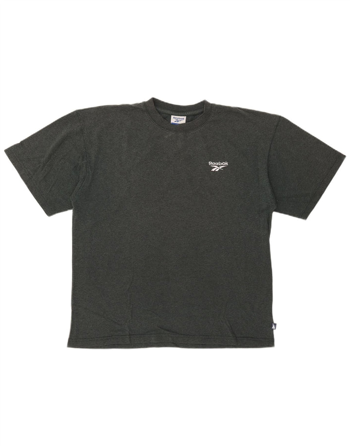 REEBOK T-Shirt Homme Petit Gris Coton