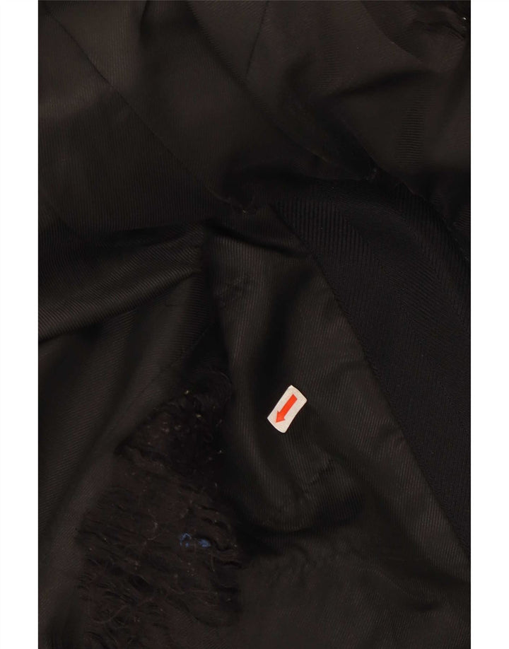 Karen Millen Manteau pour femme UK 8 Petite laine noire