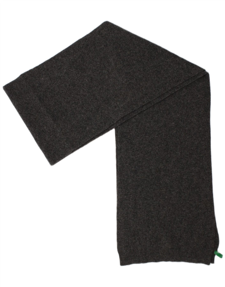Benetton Écharpe Rectangulaire Homme Taille Unique Gris Classique