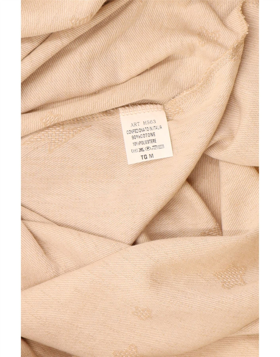 KIKISIX Robe longue sans manches à motif abstrait pour femme UK 44 Beige moyen