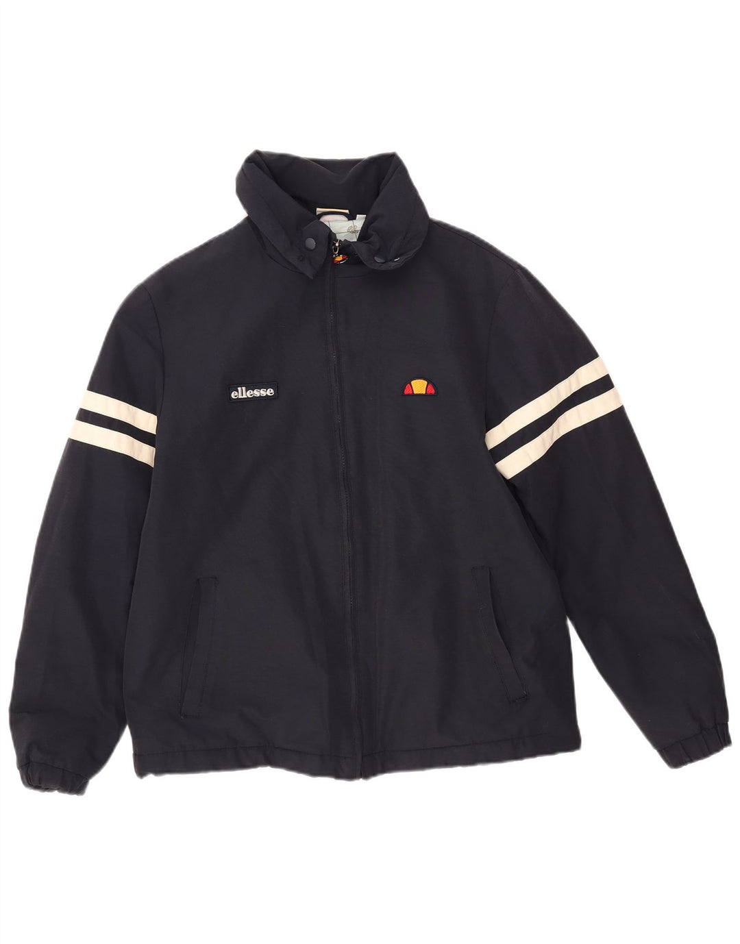 Ellesse Veste Bomber Homme UK 36 Petit Bleu Marine