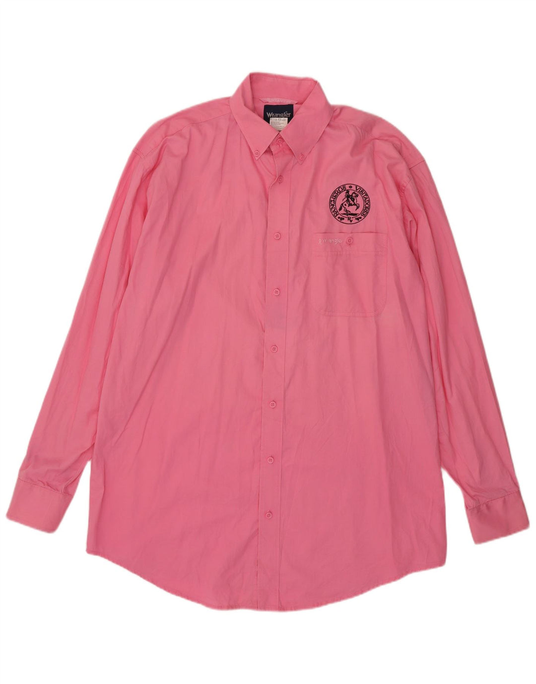 Wrangler Chemise haute pour homme en coton rose