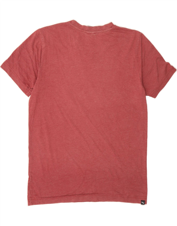 PUMA Mens 1948 Graphic T-Shirt Top Medium Red Vintage Puma and Second-Hand Puma from Messina Hembry 