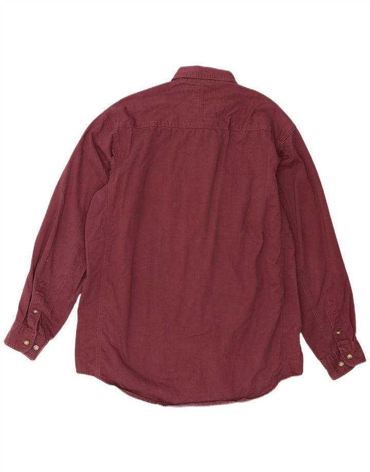 Wrangler Chemise Homme Grand Coton Bordeaux