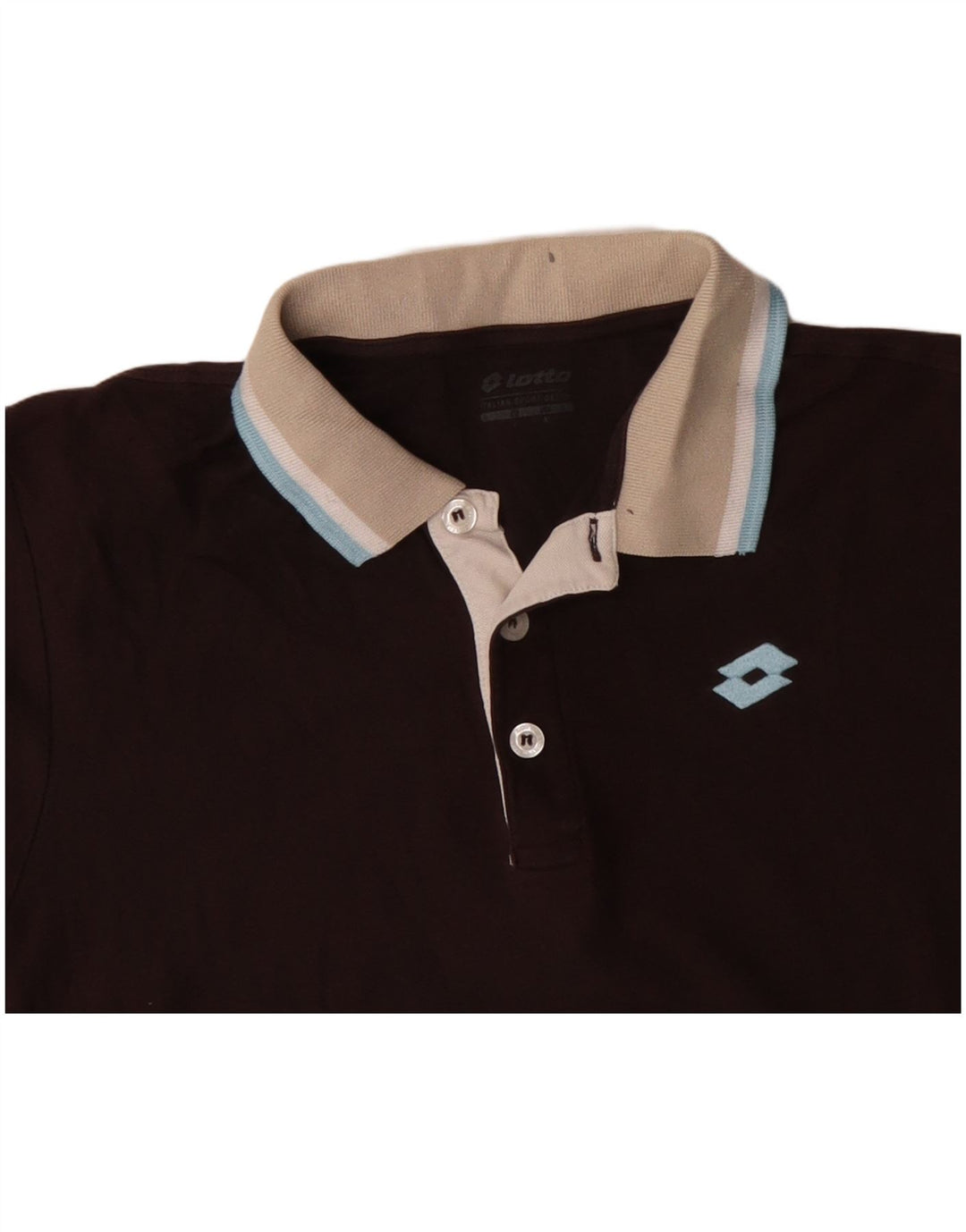LOTTO Polo Homme Large Marron Coton