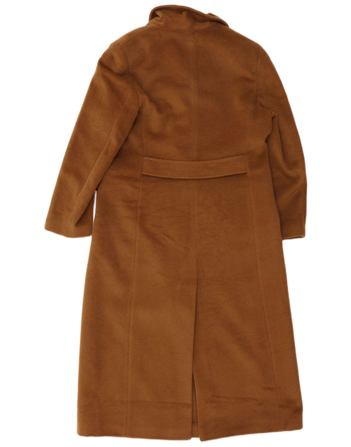 Diana Gallesi Manteau pour femme UK 12 Mohair Marron moyen