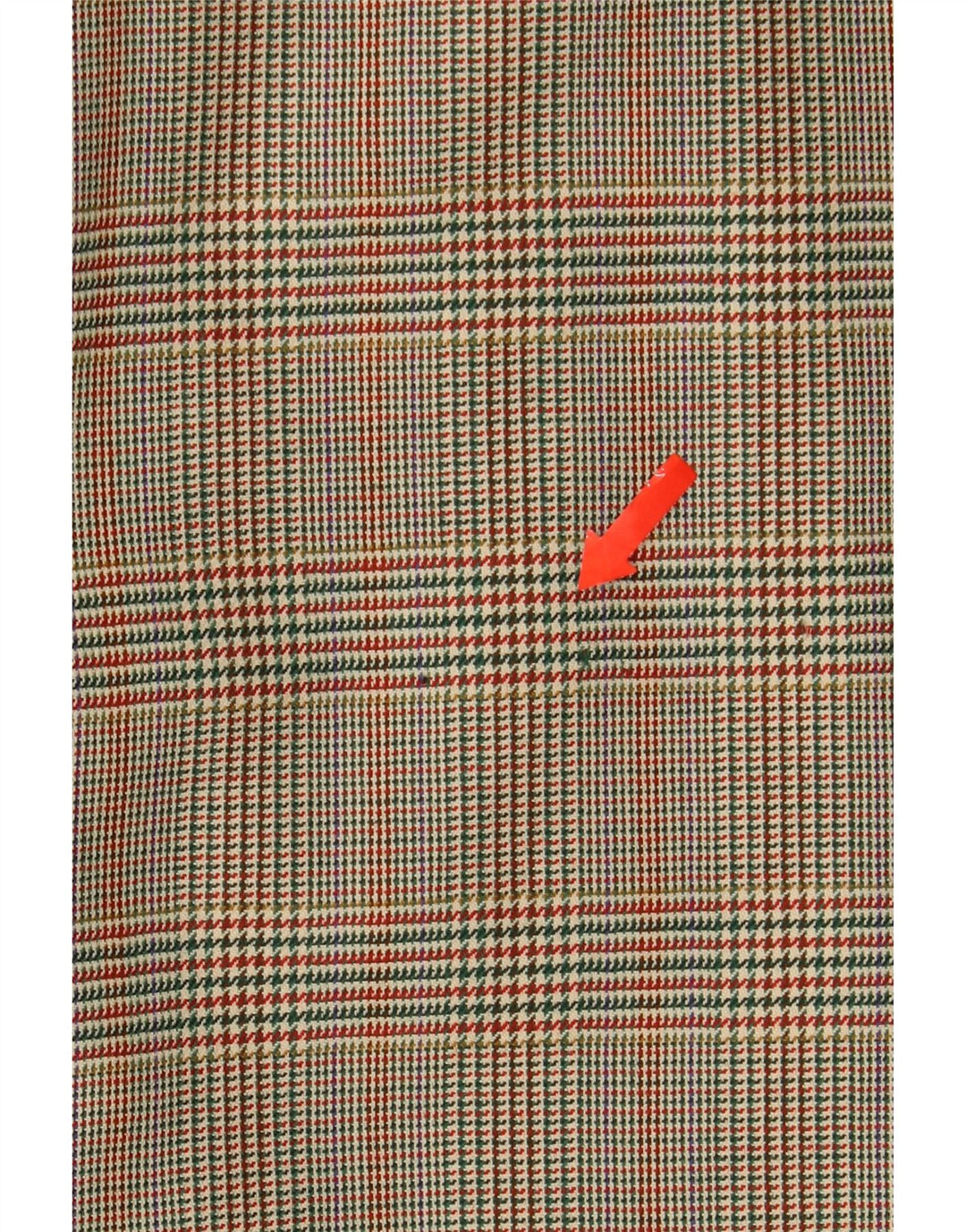 Burberrys Veste blazer à 2 boutons pour femme UK 14 Grande laine pied-de-poule verte