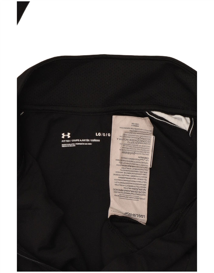 Under Armour Veste de Survêtement Ajustée Homme Large Noir Colorblock