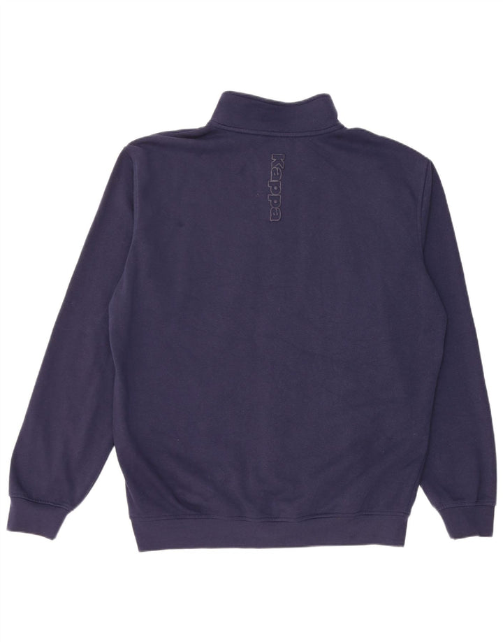 Kappa Veste de Survêtement Homme 2XL Bleu Marine Coton