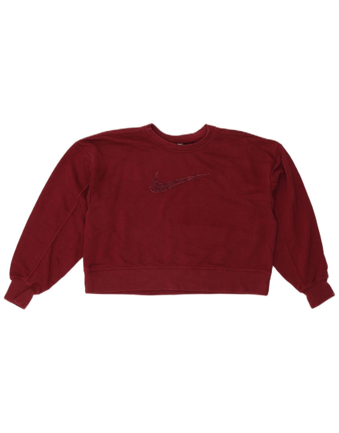 NIKE Sweat-shirt court surdimensionné pour femme UK 10 Petit Marron