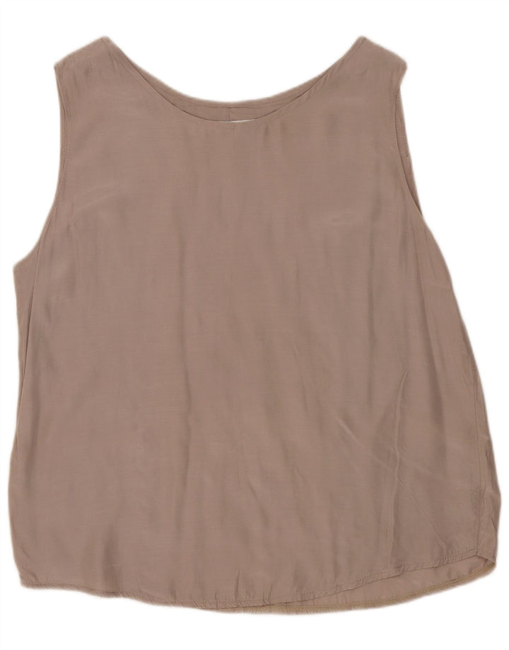 ACCORDO Chemisier sans manches pour femme UK 16 Large Gris