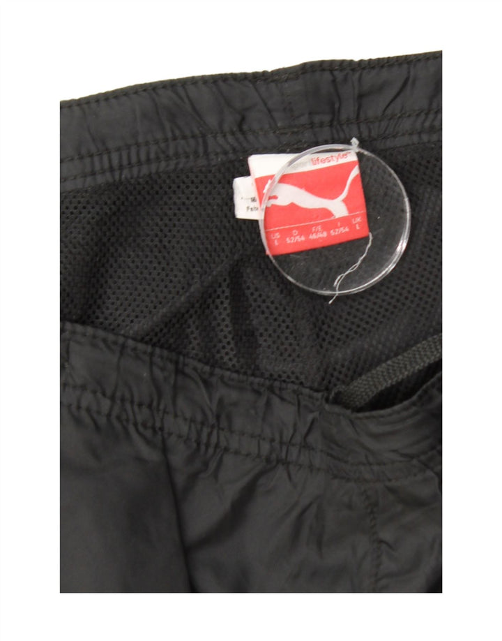 PUMA Pantalon de survêtement pour homme Large Noir Nylon